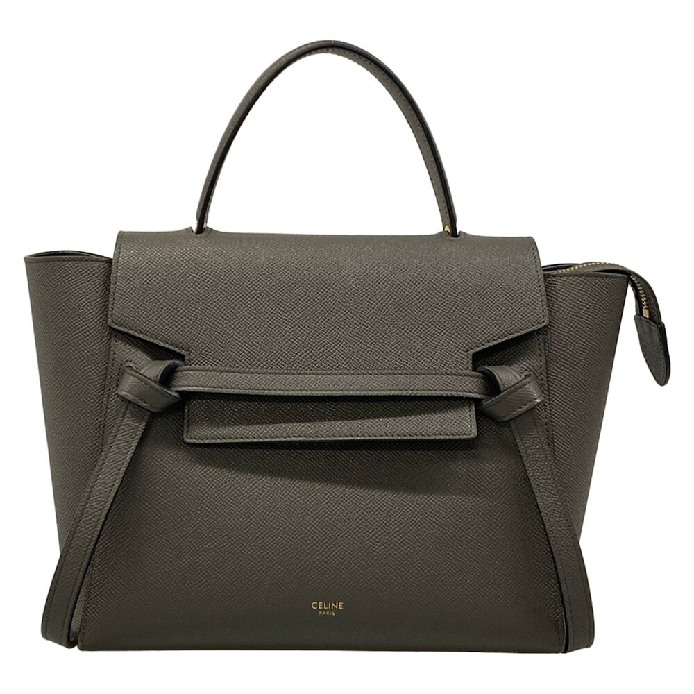 Celine Belt Bag Micro Gray Grained #342373C15B
